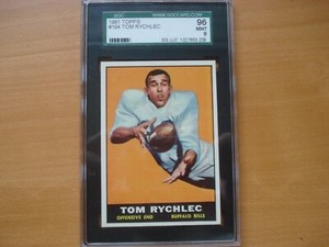 1961 Topps #164 TOM RYCHLEC SGC 96 MINT 9