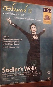 40x60" HUGE SUBWAY POSTER~Edward II 1999 Sadler's Wells Birmingham Royal Ballet~ - Picture 1 of 1