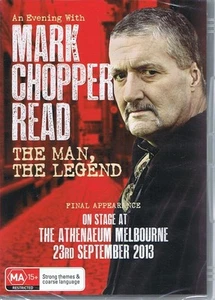 An Evening With MARK CHOPPER READ DVD The Man Legend Final Appearance NEW/SEALED - Picture 1 of 2