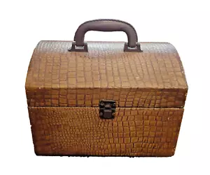 Kirkland Home Decorative Table Accessory Box Vintage Luggage Remote Storage! - Picture 1 of 5