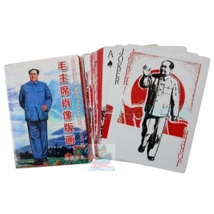 Deck 54 cards Chairman Mao Tse-tung Portrait Prints Paintings Playing card/Poker - Picture 1 of 6