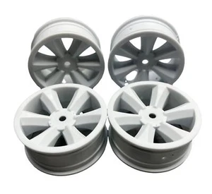 Gravity RC Set of 4 USGT Edge Ultra Light White Wheels GRC129W - Picture 1 of 1