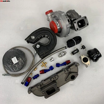 T3/T4 Turbo +Manifold +Wastegate for 03-05 Dodge Neon SRT-4 Sedan 4D 2.4L 2429CC - Image 1 of 4