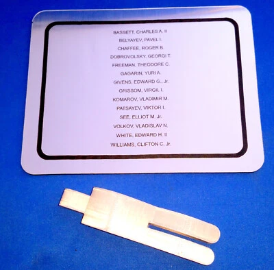 Replica "Fallen Astronaut" Memorial Statuette and Plaque - Image 1 of 4