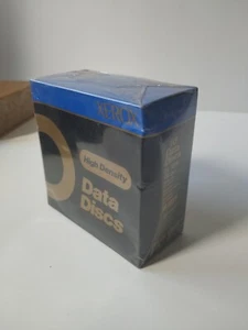 rank xerox 10 high density data discs 3 1/2" 2S/HD Double sided soft sectored - Photo 1/7