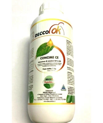 CONCIME ACIDIFICANTE DECCO OK NP 3-20 - A BASE DI AZOTO UREICO E FOSFORO KG.1 - Immagine 1 di 4