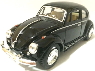 Volkswagen VW Escarabajo Clásico 1967 Kinsmart escala 1:32 5" diecast negro Foto 1 de 4