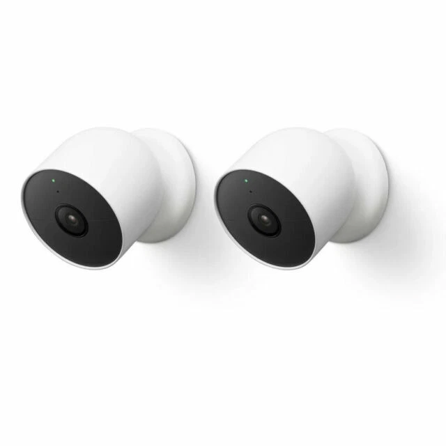 Google GA01894-AU Wireless Indoor/Outdoor Nest Security Camera - Pack of 2