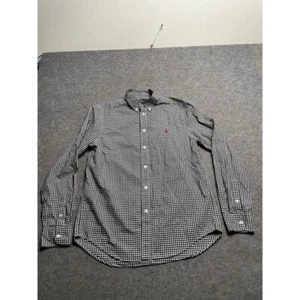 Ralph Lauren Gingham Check Button Down Shirt Classic Style Youth L/G (14-16) - Picture 1 of 8