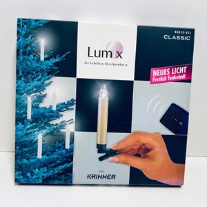 Krinner Lumix CLASSIC Basis-Set 74122 Kabellose LED-Christbaumkerzen 10St. GUT#2 - Bild 1 von 9