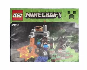 LEGO Minecraft 21113 The Cave - INSTRUCTION MANUAL ONLY - Picture 1 of 17