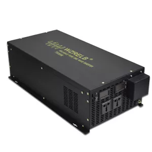 12V/24V DC to 120V/220V AC 7000W Off Grid Pure Sine Wave Home Power Inverter - Picture 1 of 6