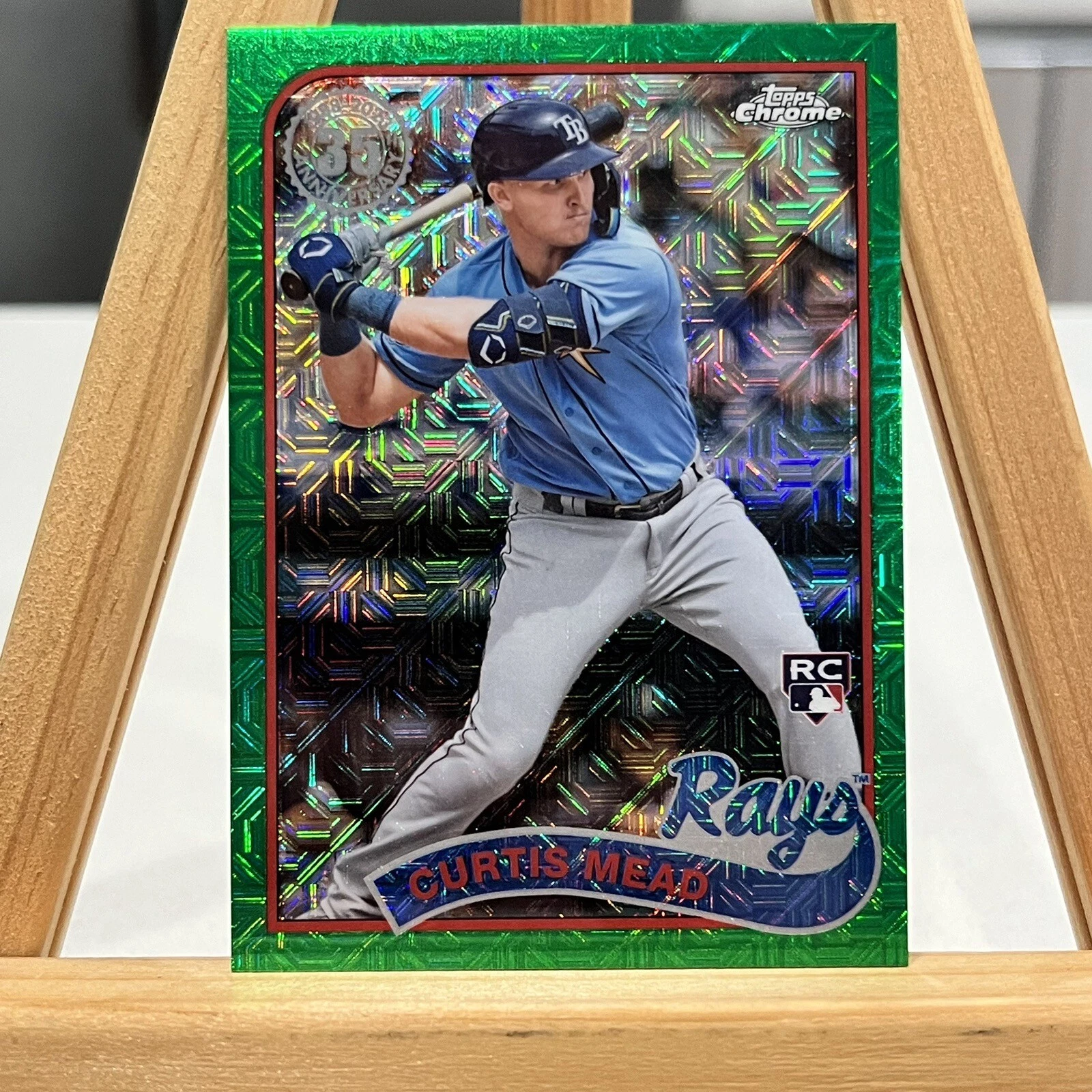 2024 Topps Silver Pack Curtis Mead Rookie Card Green Mojo Numbered /99 RARE🔥