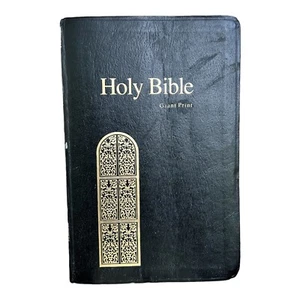 Vintage Heilige Bibel Jesus Gott Religion Kirchenanbetung Riesendruck King James 1976 - Bild 1 von 18