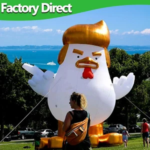 Customized Trump Inflatable Chicken 10 Feet / 3 Meters Inflatables Advertising - Picture 1 of 6