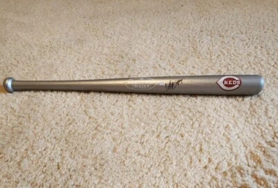 Hunter Greene Autographed Mini Cincinnati Reds Baseball Bat "To Cody" - Image 1 of 3