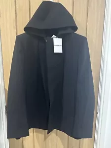 GIVENCHY Boxy Jacket With Hood Black Size Extra Large (52) GENUINE RRP £1905 #R - Picture 1 of 6