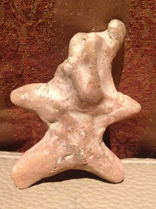 Antica figura idolo in terracotta Valle dell'Indo 1000 a.C. #cch318 - Foto 1 di 3