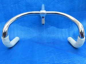 Manubrio Nitto B123 Acciaio 360mm NJS + Stelo Nitto Jaguar 110mm AA + Impugnatura Soyo - Foto 1 di 6