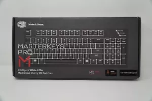 Cooler Master Masterkeys Pro M White Backlight Keyboard Cherry MX Brown - Picture 1 of 6