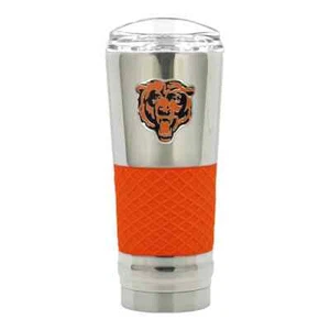 Chicago Bears Chrome Tumbler 24 oz Vacuum Insulated Beverage Cup - Picture 1 of 1