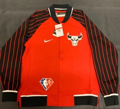 Chicago Bulls - Auténtico NBA 75ª Ed.  "Chaqueta de calentamiento*-* emitida por el jugador ¡¡NUEVA!!! Foto 1 de 4