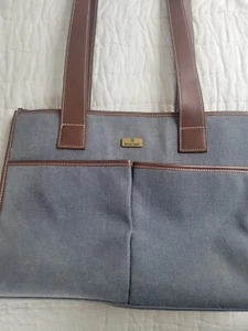 Vintage Etienne Aigner Canvas Handbag - Picture 1 of 3