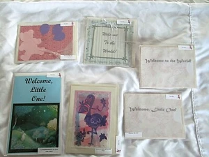 6 handgefertigte Karten für neues Baby mit Umschlägen - Bild 1 von 7