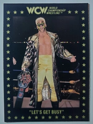 1991 Championship Marketing WCW #86 STING LET'S GET BUSY - Image 1 of 2