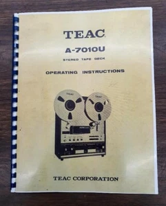 Teac A-7010U copy of Operating Instruction / User Manual -  Color Copy - Picture 1 of 2