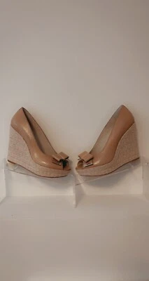  Micahel Kors Bow Wedge Espadrille Sizze 37 - Image 1 of 4