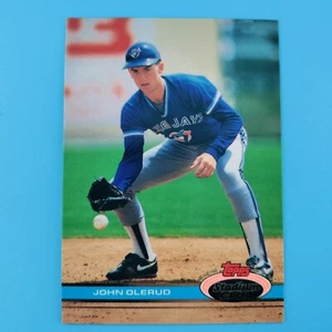 1991 Topps Stadium Club Baseball Card #482 John Olerud Toronto Blue Jays ROOKIE - Picture 1 of 2