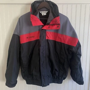 Vintage Columbia Herren M Bugaboo Jacke Schnee Ski 3-in-1 schwarz/rot USA 90s Y2K - Bild 1 von 10