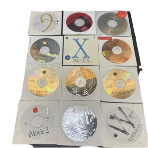 Lots of 12 various Apple software CDs (A3) - Picture 1 of 24