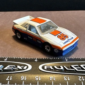 1985 Matchbox Pontiac Fiero White Goodyear Made In Macau - Picture 1 of 12