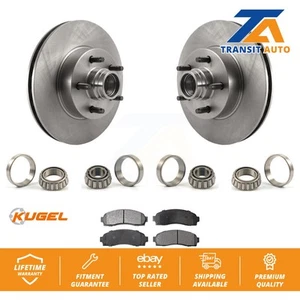 Front Brake Hub Rotor Inner & Outer Race Bearing Set Pad Kit For Ford Ranger - Picture 1 of 11