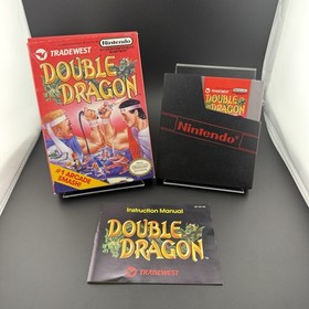 Double Dragon 1 Nintendo NES Complete In Box CIB Great Condition Tradewest 1988