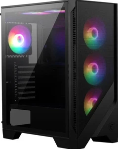 MSI MAG FORGE 120A AIRFLOW Mid Tower ATX Gaming PC Case - Black - Picture 1 of 1