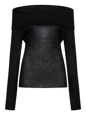 Suéter Urban Zen Donna Karen Negro Fuera del Hombro Cachemira Manga Larga Talla M/L Foto 1 de 4