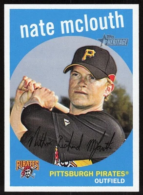 2008 Topps Heritage #290 Nate McLouth - Image 1 of 2