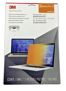 3M Gold Privacy Filter for MacBook Pro 13 (GFNAP004) Anti-Glare Reversible - Picture 1 of 18