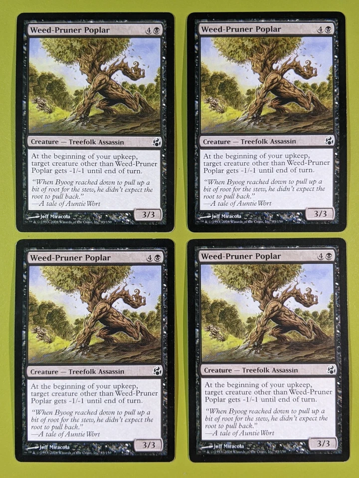 Weed-Pruner Poplar x4 Morningtide 4x Playset Magic the Gathering MTG - Image 1 of 1