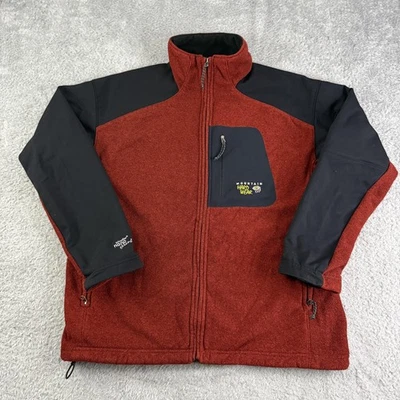 Chaqueta Mountain Hardwear Hombres XL Roja Polar Schoeller Nano Esfera Senderismo Aire Libre Foto 1 de 4