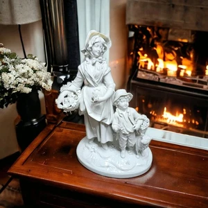ANTIKE FRÜHE DRESDEN DEUTSCHE BLANC DE CHINE PORZELLAN STATUE SIGNIERT - Bild 1 von 20