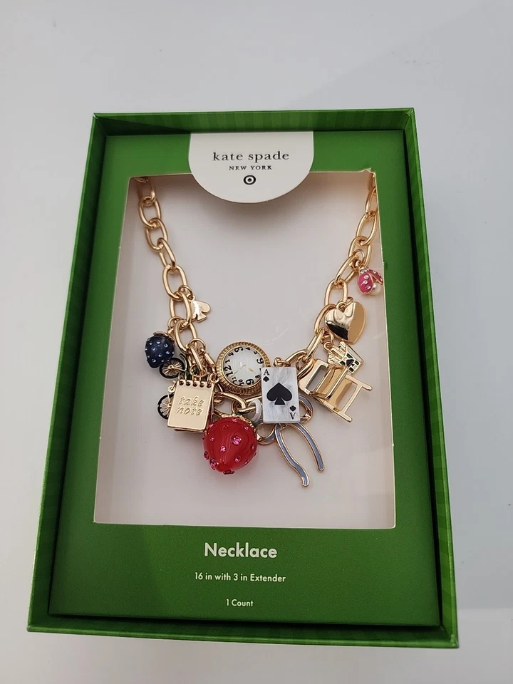 Kate Spade Target X New York  Mixed Novelty Chunky Charm Necklace - Image 1 of 4