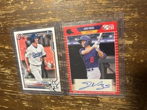 2021 LEAF PRO SET JAKE VOGEL ROOKIE Card AUTO #PSJV1 Bowman 1st LA Dodgers - Picture 1 of 2