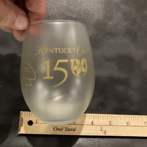 Vidrio exclusivo de roble de Kentucky esmerilado dorado exclusivo de 2024 solo pista 150 - Imagen 1 de 6