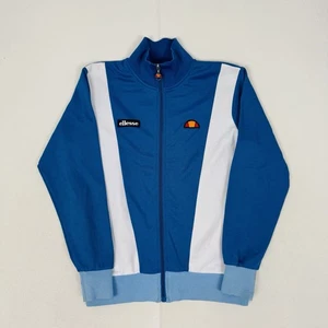 Ellesse Vilas Track Top Retro Tracksuit Jacket Leonardo Servadio Small Casuals - Picture 1 of 10
