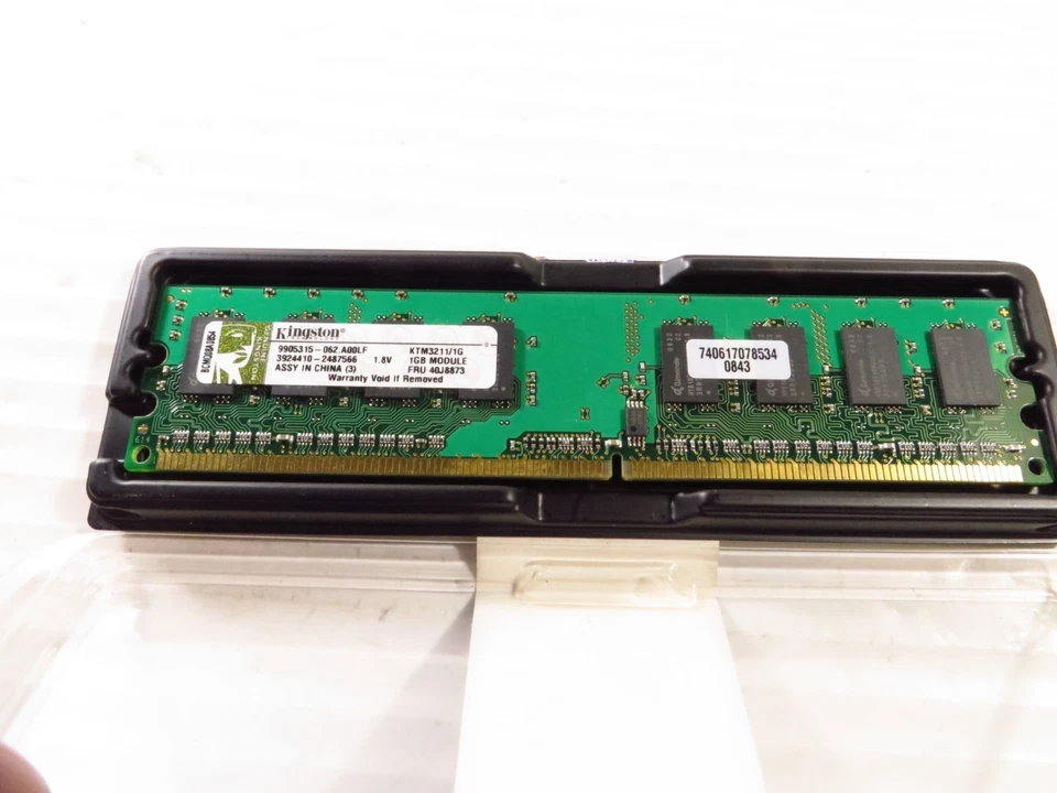 Kingston ValueRAM 1 GB DIMM 333 MHz DDR SDRAM Memory (KTC-D320/1G), DC341A - Image 1 of 3