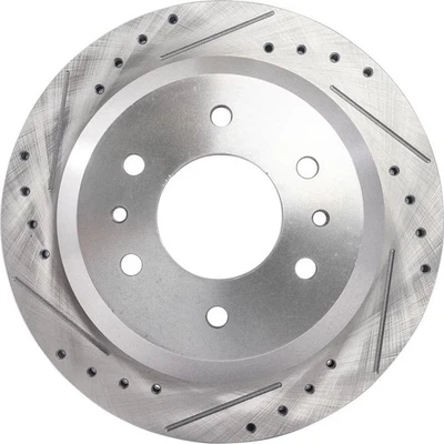 Nuevo disco de freno perforado en cruz para GMC Envoy XL SLE 8 cilindros 5,3 L por 19958 55073 Foto 1 de 4